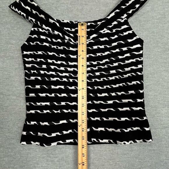 Cache LUXE Stretch Fitted Formal Top Womens 12 Off the Shoulder Cocktail Party - Picture 8 of 12